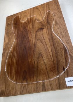 Body Swamp Ash, 3-pcs., Choco thermo-treated, Unique Piece #161